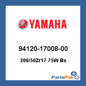 Yamaha 94120-17008-00 200/50Zr17 75W Bs; 941201700800