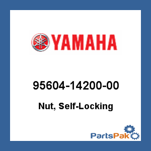 Yamaha 95604-14200-00 Nut, Self-Locking; 956041420000