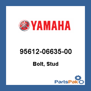 Yamaha 95612-06635-00 Bolt, Stud; 956120663500