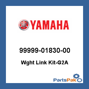 Yamaha 99999-01830-00 Wght Link Kit-G2A; 999990183000