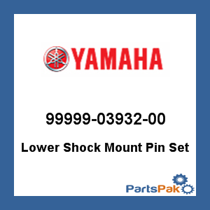 Yamaha 99999-03932-00 Lower Shock Mount Pin Set; 999990393200