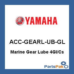 Yamaha ACC-GEARL-UB-GL Yamalube Marine Gear Lube Oil Gallon; ACCGEARLUBGL