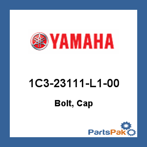 Yamaha 1C3-23111-L1-00 Bolt, Cap; 1C323111L100
