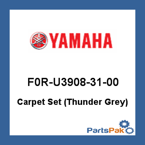 Yamaha F0R-U3908-31-00 Carpet Set (Thunder Grey); F0RU39083100