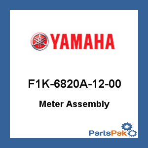Yamaha F1K-6820A-12-00 Meter Assembly; F1K6820A1200