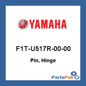 Yamaha F1T-U517R-00-00 Pin, Hinge; F1TU517R0000
