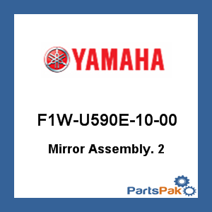 Yamaha F1W-U590E-10-00 Mirror Assembly 2; F1WU590E1000