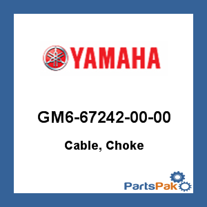Yamaha GM6-67242-00-00 Cable, Choke; GM6672420000
