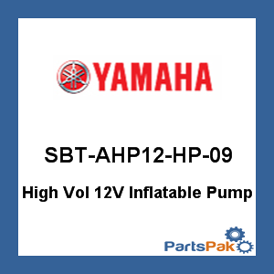 Yamaha SBT-AHP12-HP-09 Airhead High Pressure Air Pump; New # VDF-AHP12-HP-17