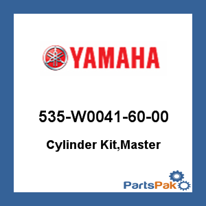 Yamaha 535-W0041-60-00 Cylinder Kit, Master; 535W00416000