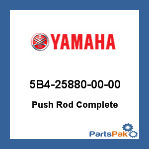 Yamaha 5B4-25880-00-00 Push Rod Complete; 5B4258800000