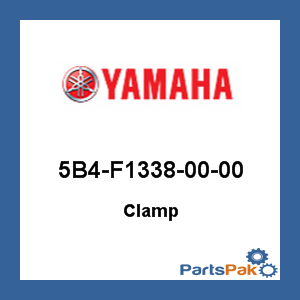 Yamaha 5B4-F1338-00-00 Clamp; 5B4F13380000