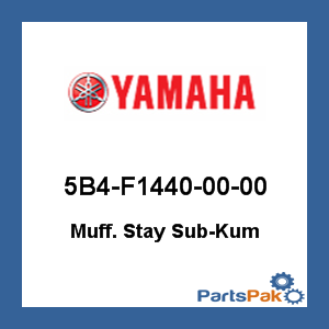 Yamaha 5B4-F1440-00-00 Muffler Stay Sub-Kum; 5B4F14400000