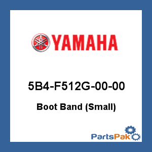Yamaha 5B4-F512G-00-00 Boot Band (Small); 5B4F512G0000