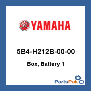 Yamaha 5B4-H212B-00-00 Box, Battery 1; 5B4H212B0000