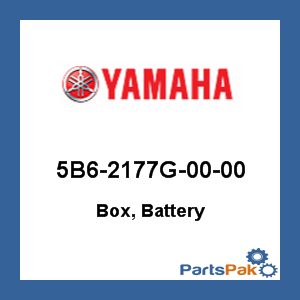 Yamaha 5B6-2177G-00-00 Box, Battery; New # 5B6-2177G-01-00