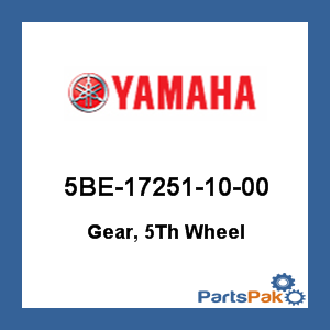 Yamaha 5BE-17251-10-00 Gear, 5th Wheel; 5BE172511000