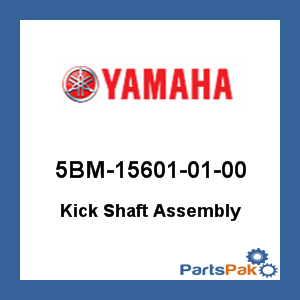 Yamaha 5BM-15601-01-00 Kick Shaft Assembly; 5BM156010100