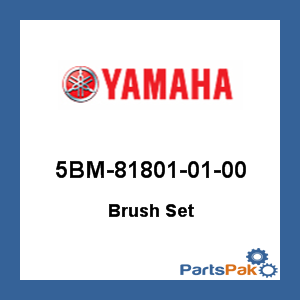 Yamaha 5BM-81801-01-00 Brush Set; 5BM818010100