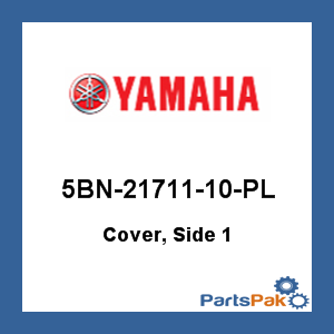 Yamaha 5BN-21711-10-PL Cover, Side 1; New # 5BN-21711-12-PL