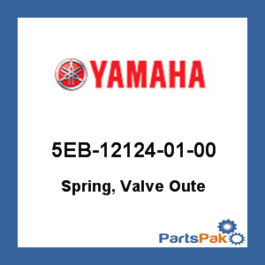 Yamaha 5EB-12124-01-00 Spring, Valve Oute; 5EB121240100