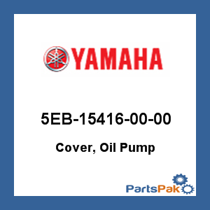 Yamaha 5EB-15416-00-00 Cover, Oil Pump; 5EB154160000
