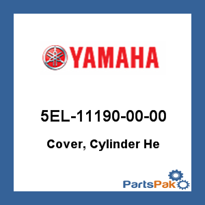 Yamaha 5EL-11190-00-00 Cover, Cylinder He; 5EL111900000