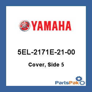 Yamaha 5EL-2171E-21-00 Cover, Side 5; 5EL2171E2100