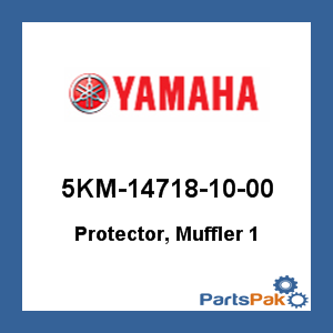 Yamaha 5KM-14718-10-00 Protector, Muffler 1; 5KM147181000