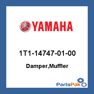 Yamaha 1T1-14747-01-00 Damper, Muffler; 1T1147470100