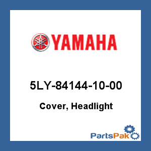 Yamaha 5LY-84144-10-00 Cover, Headlight; 5LY841441000