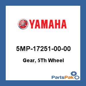 Yamaha 5MP-17251-00-00 Gear, 5th Wheel; 5MP172510000