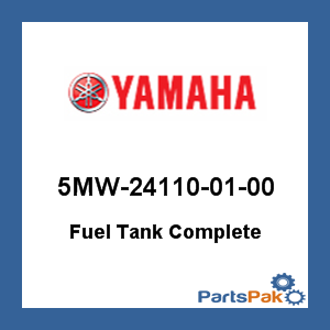 Yamaha 5MW-24110-01-00 Fuel Tank Complete; 5MW241100100