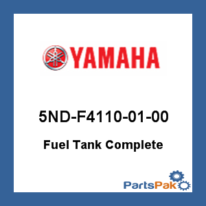 Yamaha 5ND-F4110-01-00 Fuel Tank Complete; 5NDF41100100