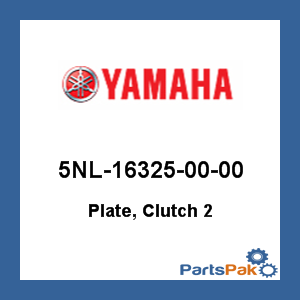 Yamaha 5NL-16325-00-00 Plate, Clutch 2; 5NL163250000