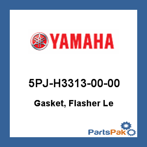 Yamaha 5PJ-H3313-00-00 Gasket, Flasher Le; 5PJH33130000