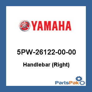 Yamaha 5PW-26122-00-00 Handlebar (Right); 5PW261220000