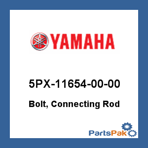 Yamaha 5PX-11654-00-00 Bolt, Connecting Rod; 5PX116540000