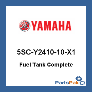 Yamaha 5SC-Y2410-10-X1 Fuel Tank Complete; 5SCY241010X1