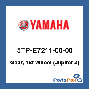 Yamaha 5TP-E7211-00-00 Gear, 1st Wheel (Jupiter Z); 5TPE72110000