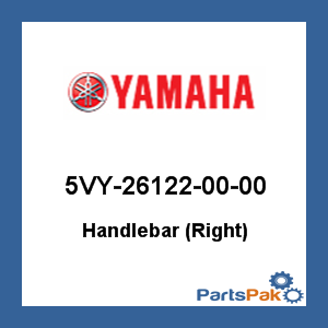 Yamaha 5VY-26122-00-00 Handlebar (Right); 5VY261220000
