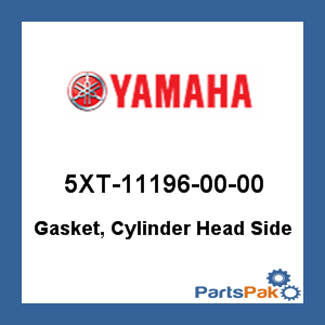 Yamaha 5XT-11196-00-00 Gasket, Cylinder Head Side; New # 4D3-11196-00-00