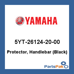 Yamaha 5YT-26124-20-00 Protector, Handlebar (Black); 5YT261242000