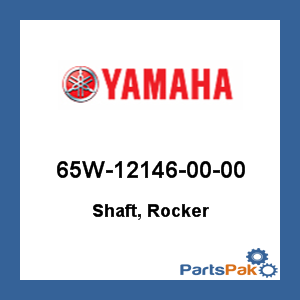 Yamaha 65W-12146-00-00 Shaft, Rocker; 65W121460000