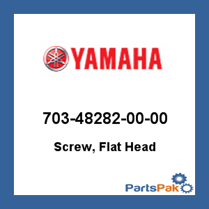 Yamaha 703-44189-00-00 Screw, Flat Head; 703441890000
