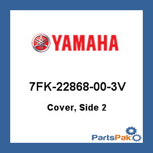 Yamaha 7FK-22868-00-3V Cover, Side 2; 7FK22868003V