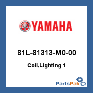 Yamaha 81L-81313-M0-00 Coil, Lighting 1; 81L81313M000