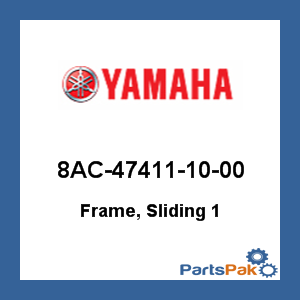 Yamaha 8AC-47411-10-00 Frame, Sliding 1; 8AC474111000