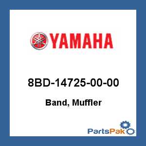 Yamaha 8BD-14725-00-00 Band, Muffler; 8BD147250000