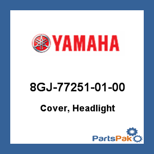 Yamaha 8GJ-77251-01-00 Cover, Headlight; 8GJ772510100